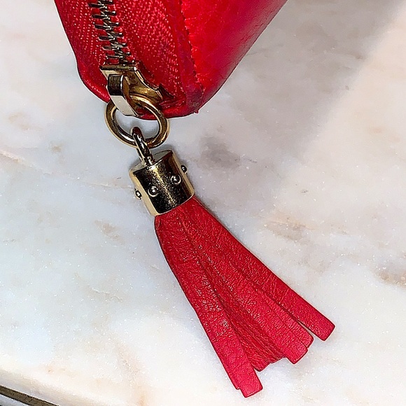 GUCCI SOHO TABASCO RED  ZIPPY WALLET LONG GG - Picture 10 of 15